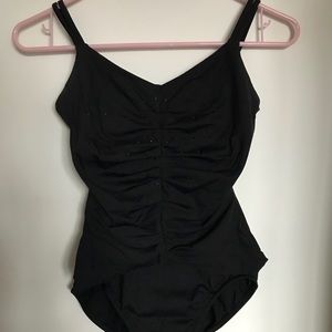 Black Mirella Ballet Leotard